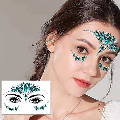 MAYCREATE Rhinestone Face Decoration Jewelry Sticker Peacock Princess Makeup Sticker for Makeup Artist Body Art Rhinestone Face Acrylic Gem Stones Temporary Stickers for Makeup, Festival, Perform MAYCREATE Rhinestone Face Decoration Jewelry Sticker Peacock Princess Makeup Sticker for Makeup Artist Body Art Rhinestone Face Acrylic Gem Stones Temporary Stickers for Makeup, Festival, Perform